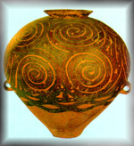 Mahang style pot:  ca 2000 BCE
