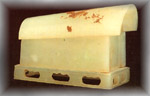 the casket which contained the finger bone