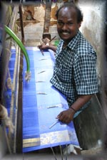 Silk weaver: Kanchipuram