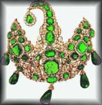 Emerald & Diamond turban piece