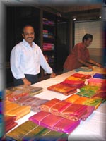 Silk dealer: Kanchipuram