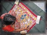 Traditional kalamkari: Sri Kalahasthi