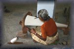 Silk warp throwing: Venkatagiri